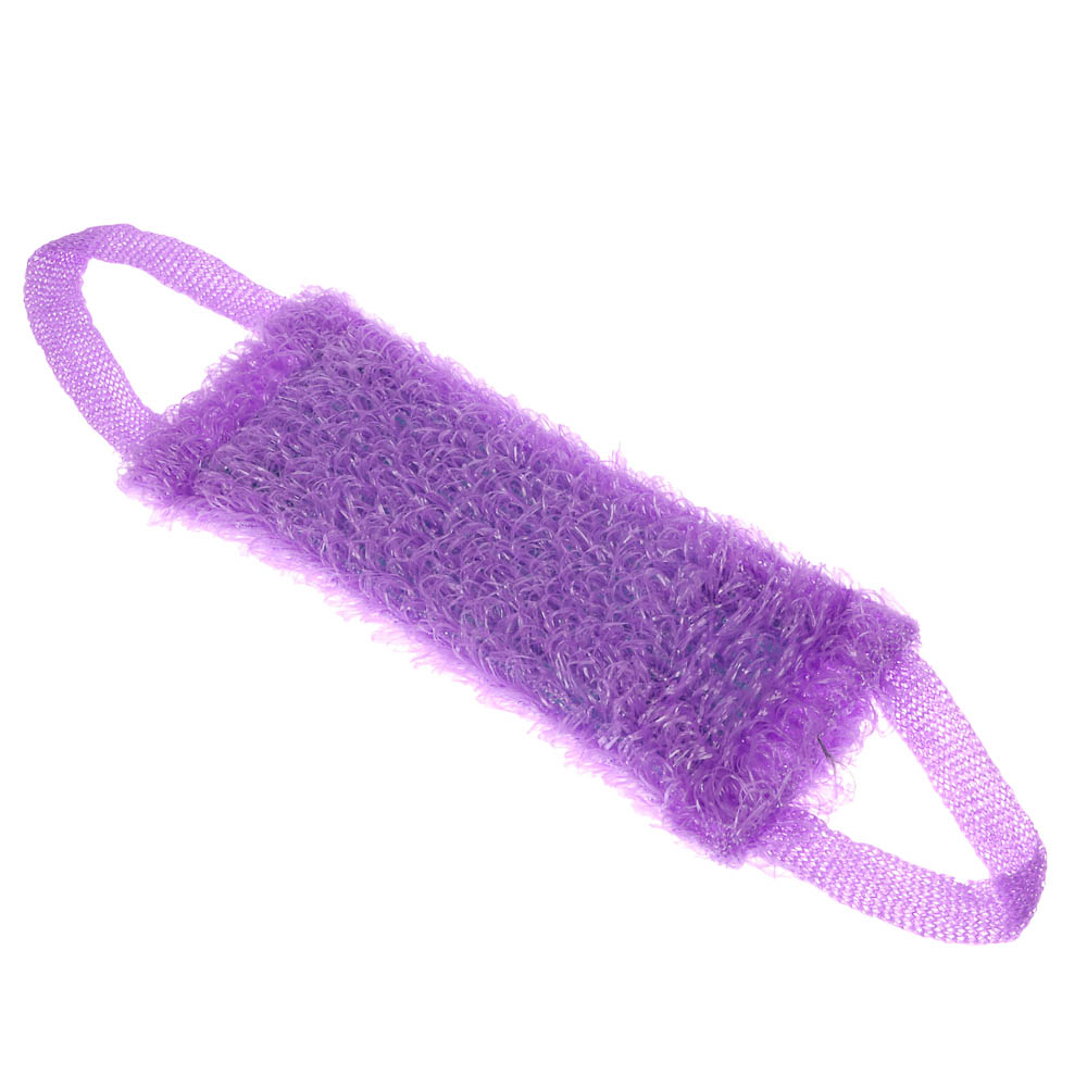 Мочалка банная с ручками массажная Люкс, ПП нить, 30x13x5см, арт.№ 361-066