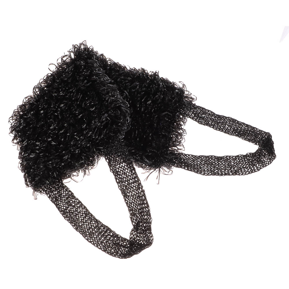 Мочалка банная с ручками массажная Люкс, ПП нить, 30x13x5см, арт.№ 361-066