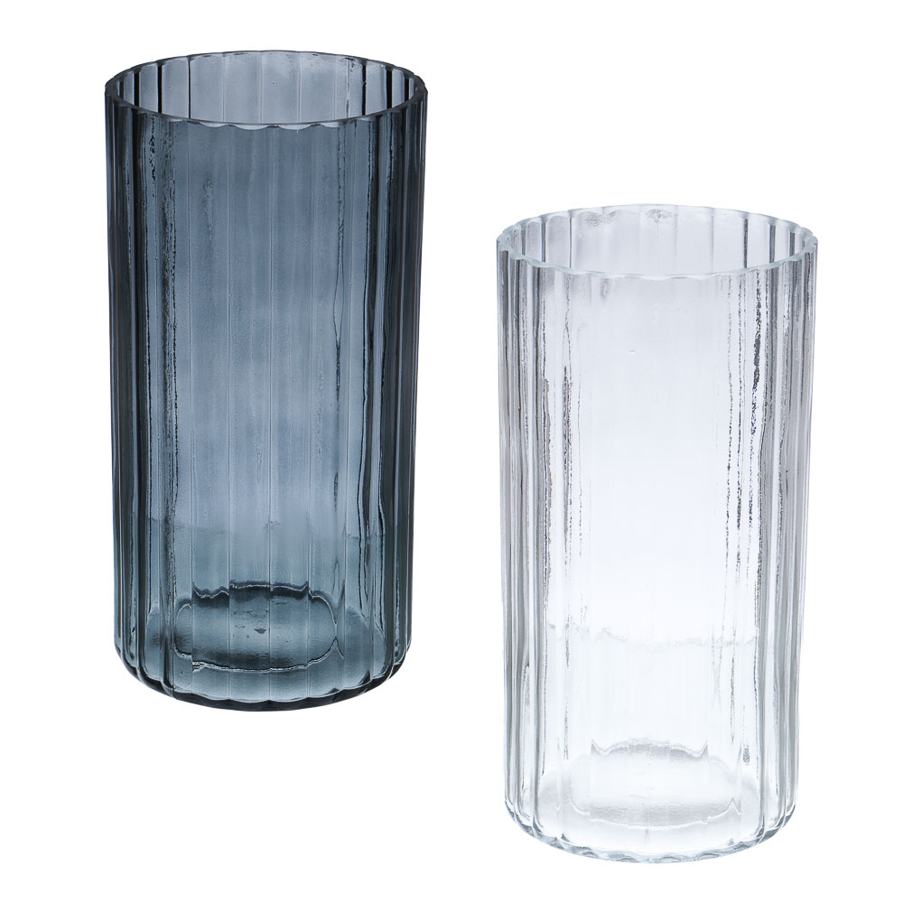 Ваза стеклянная, 10x10x20 см, 2 дизайна — купить в МПР Ваза стеклянная, 10x10x20 см, 2 дизайна, арт.№ 502-220