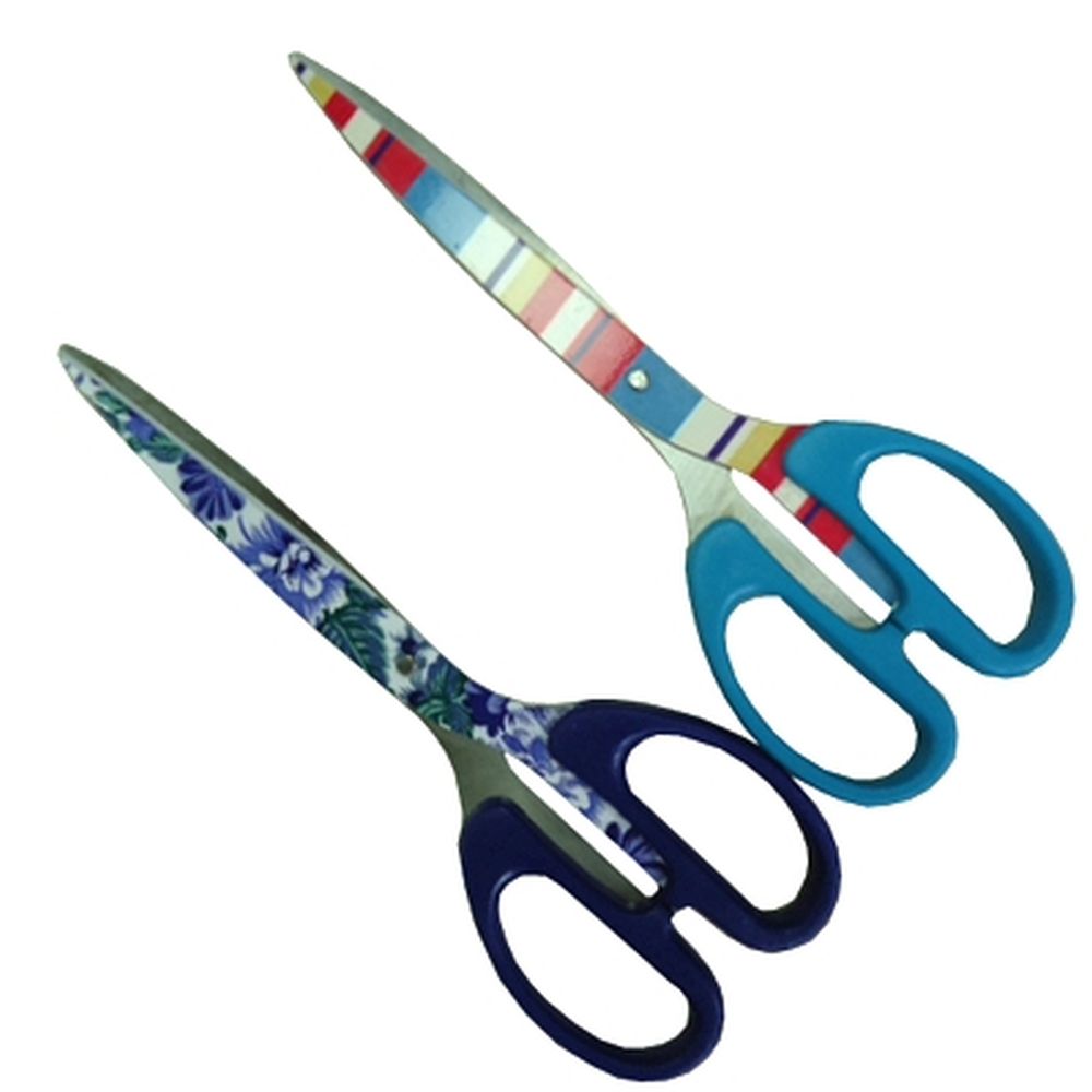 VETTA Ножницы универсальные с принтом  BJ-PH-9018 8-4/1 длина 21см, арт.№ 350-003