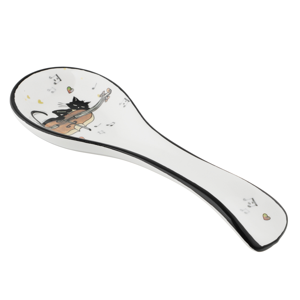 MILLIMI Котейка Подставка для ложки, 22x7x2,5см, керамика, арт.№ 824-130