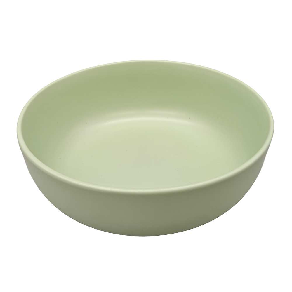 Тарелка суповая/салатник Флёр тм MILLIMI, 20см керамика, оливковый, арт.№ 816-082