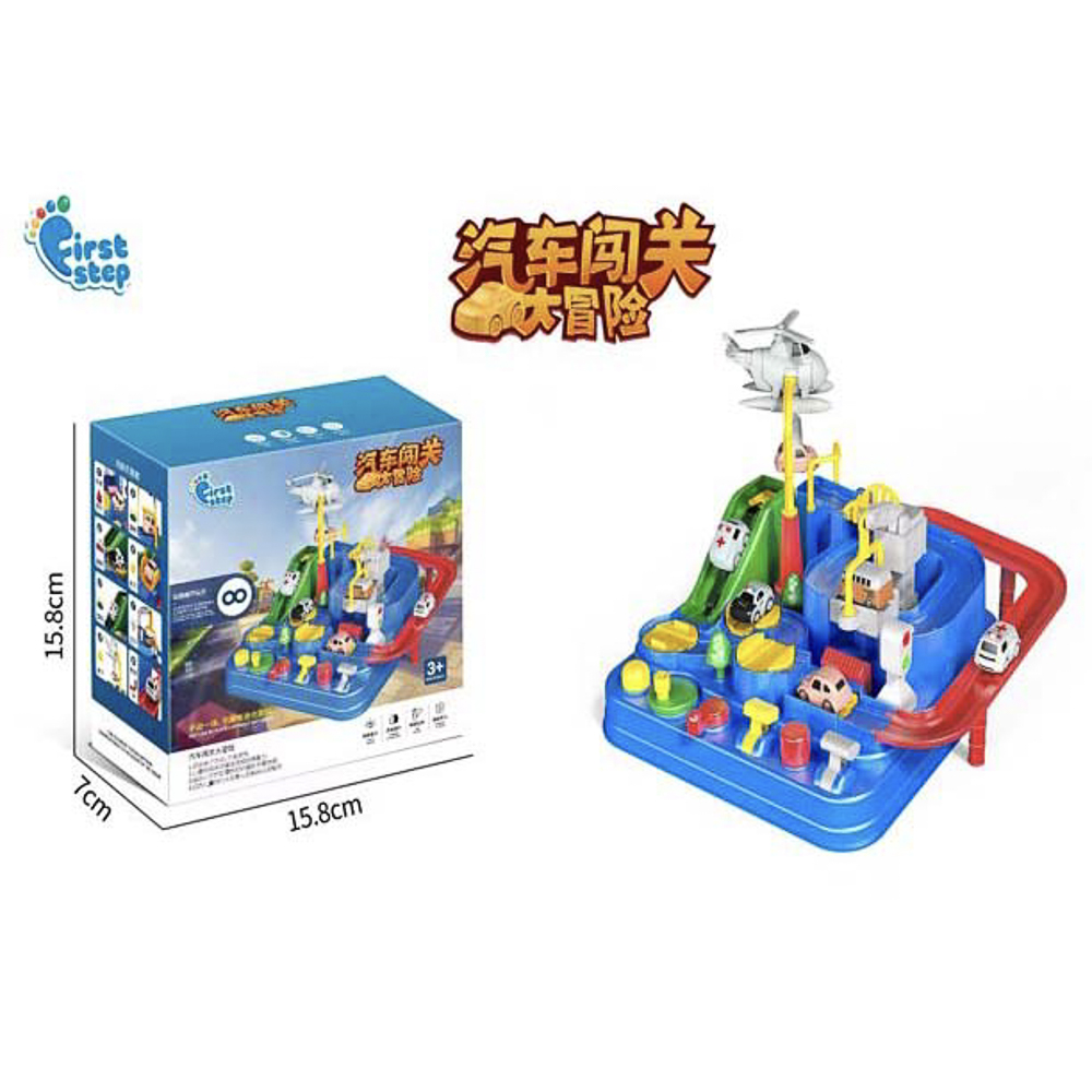 Настольная интерактивная игра, 15,8х7х15,8см 4 машинки, пластик, ИГРОЛЕНД, арт.№ 897-112