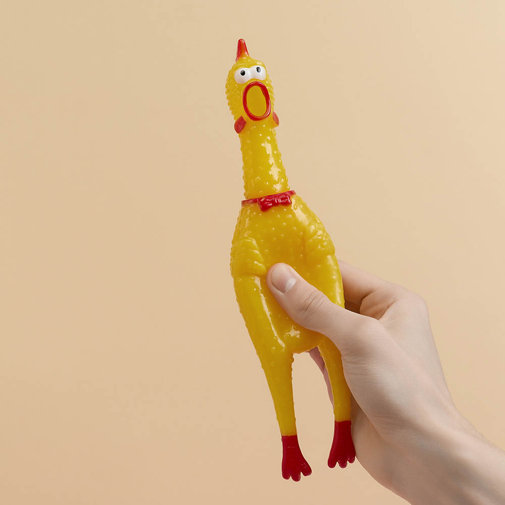 VETTA Игрушка для домашних животных, ПВХ, 25х5 см, курица, арт.№ 273-412