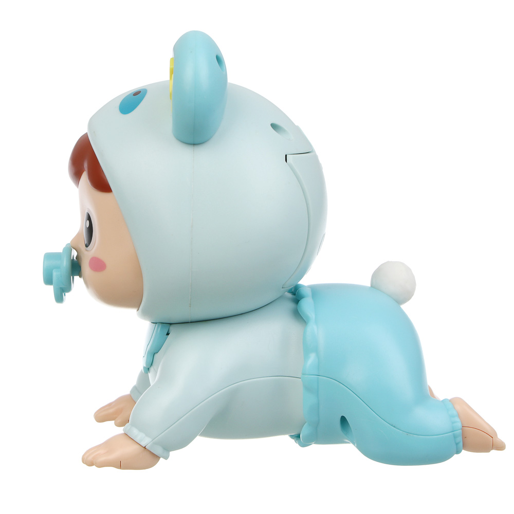 ИГРОЛЕНД Игрушка интерактивная ползунок "Малыш", звук, ABS, 2хААА, 13х9х12,5 см, арт.№ 267-864