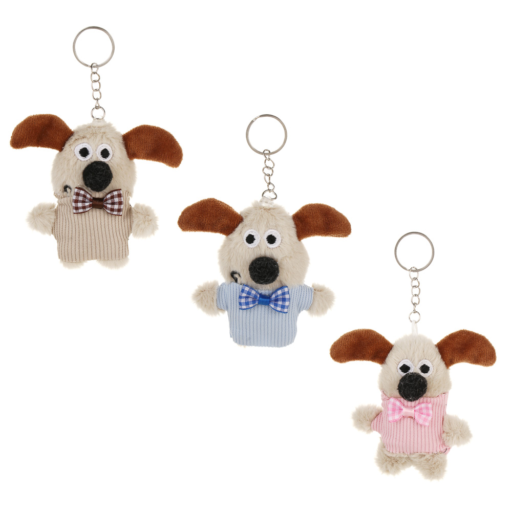 Брелок 9,5х8,5см, "Минисо Стайл", плюш, 3 дизайна, арт.№ 095-054