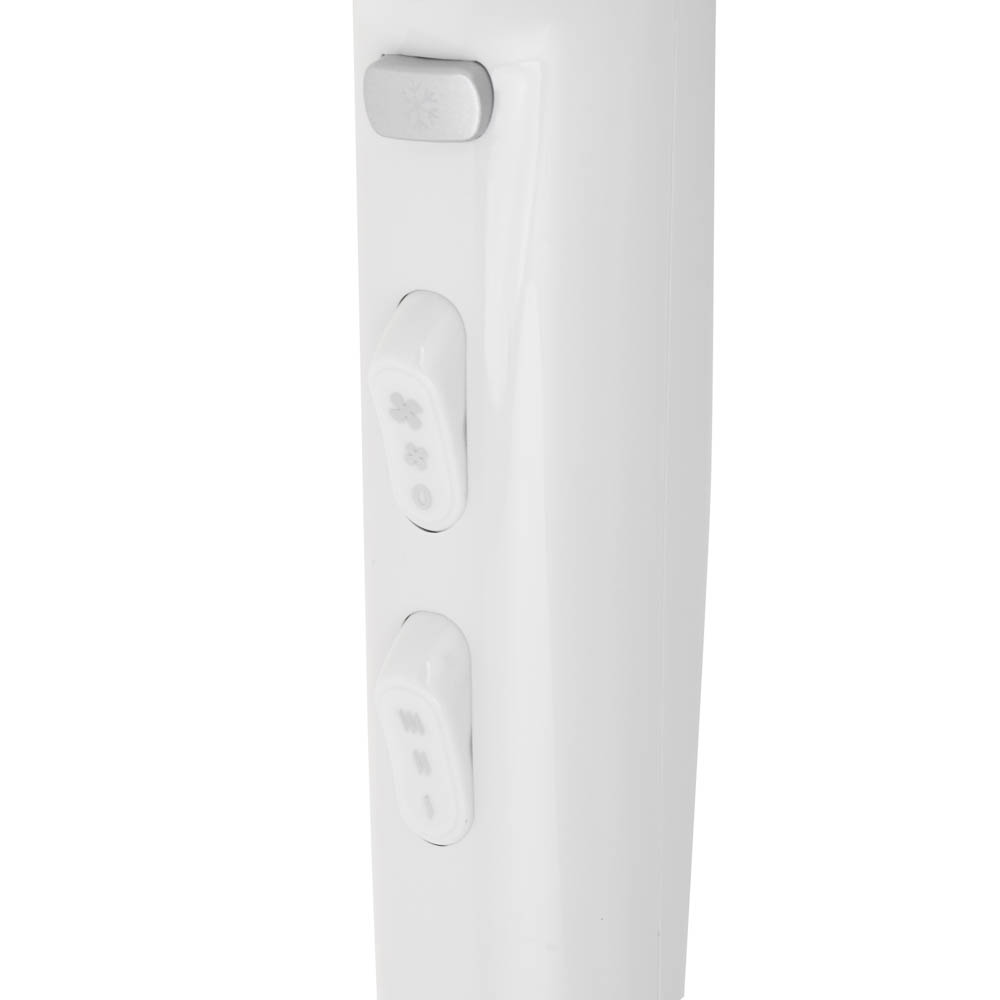 LEBEN Фен для волос, 2200 Вт, 2 скорости, 3 темп.реж., белый, концентратор, арт.№ 259-232