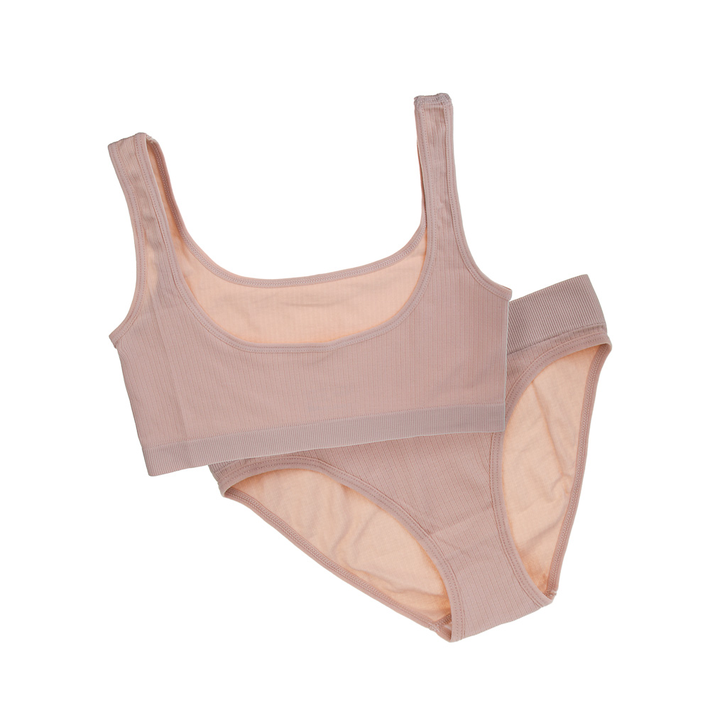 GALANTE Комплект:топ на широких лямках и трусы, р.42-44, 90%полиамид, 10%спандекс, бежевый, НБ25-18, арт.№ 331-380