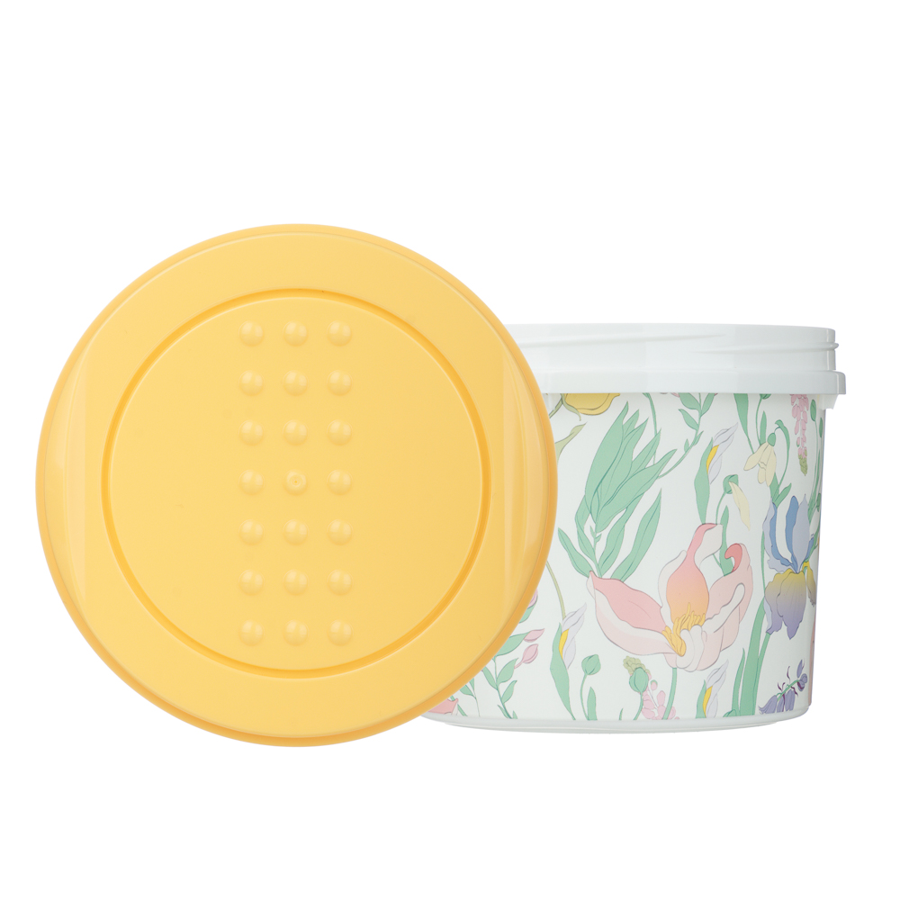 Ботаника Банка с завинчивающейся крышкой 0,7л, пластик, 3 цвета, арт.№ 861-565