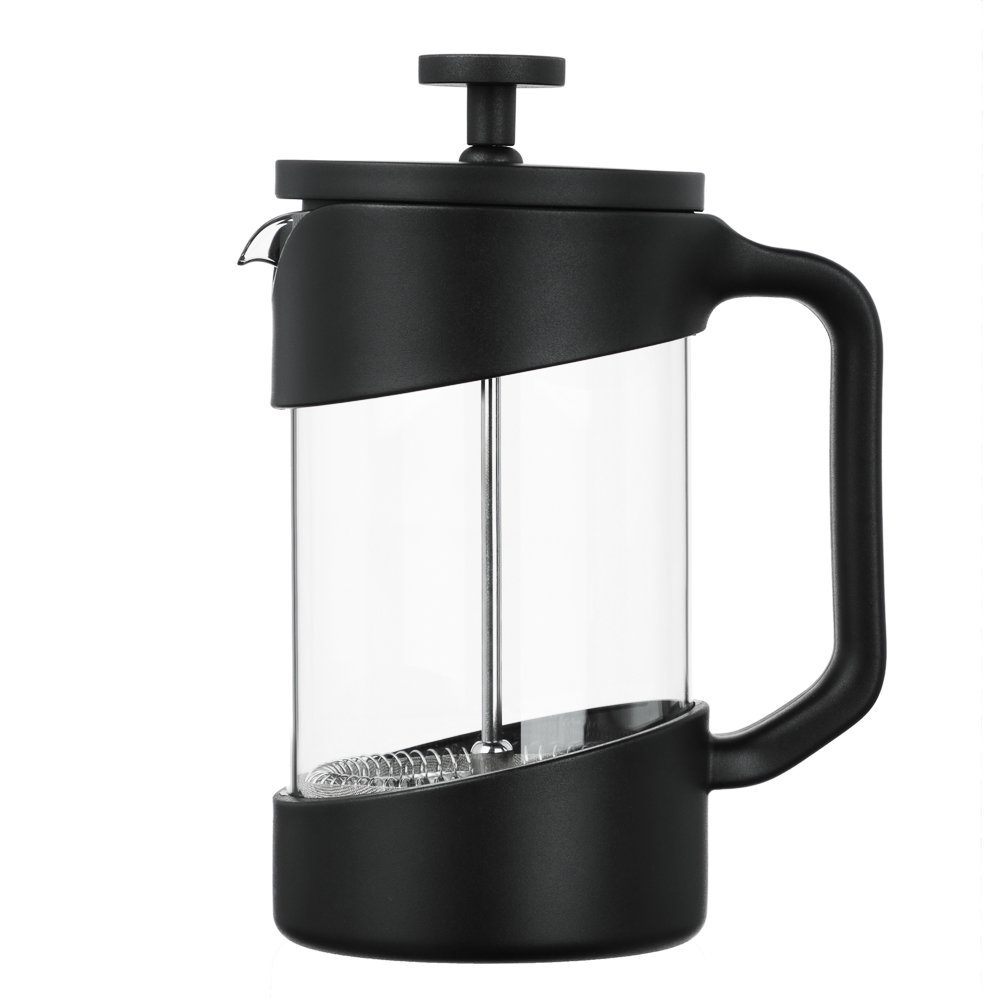 SATOSHI Лансон черный Френч-пресс 600мл, жаропрочное стекло, арт.№ 850-253