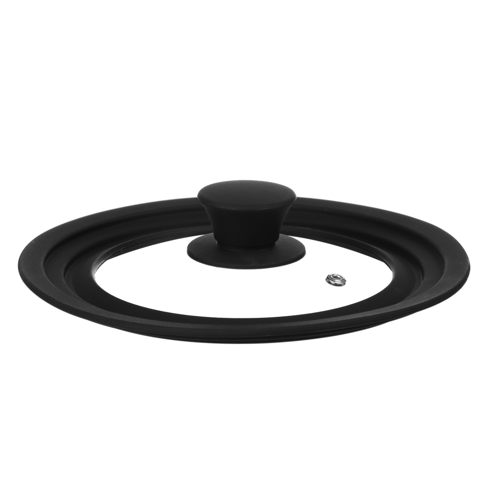 SATOSHI Крышка универсальная стекло/силикон с ручкой, 16-18-20см, арт.№ 848-073