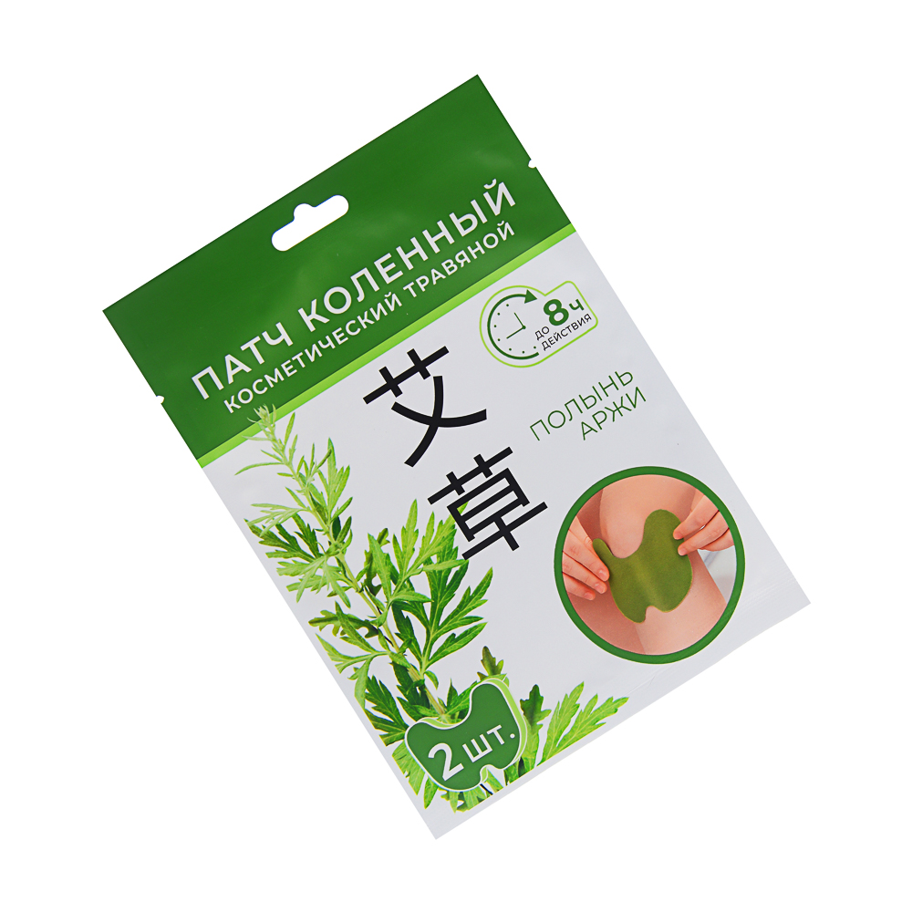 Патчи косметические травяные для области коленей, 2 шт, арт.№ 022-340