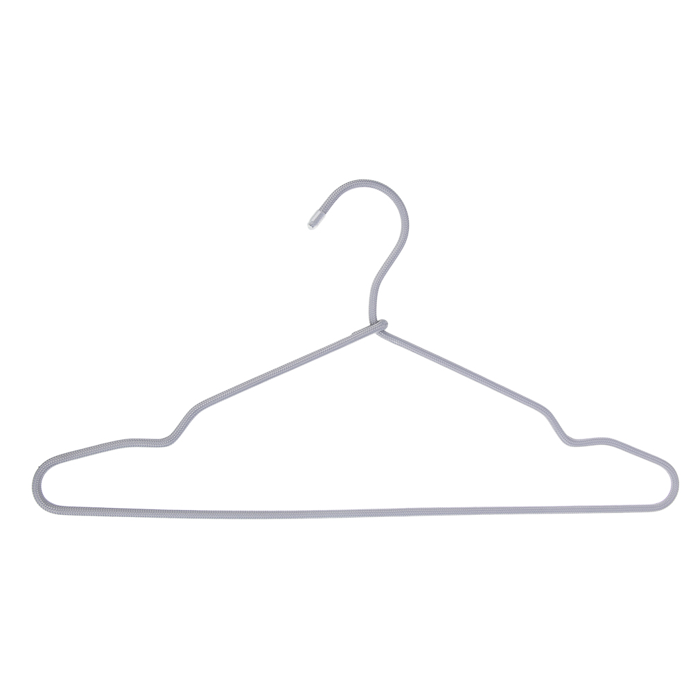 Вешалки для одежды тм VETTA, 3 шт, 40,5х20х0,5 см, металлические с текстильным покрытием, 2 цвета, арт.№ 456-151