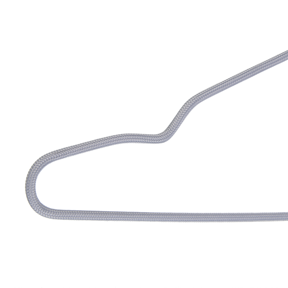 Вешалки для одежды тм VETTA, 3 шт, 40,5х20х0,5 см, металлические с текстильным покрытием, 2 цвета, арт.№ 456-151