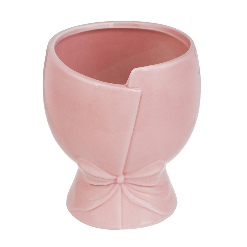 Ваза тм LADECOR "Букет" 12x12x13,5 см, керамика, 2 цвета, арт.№ 502-225