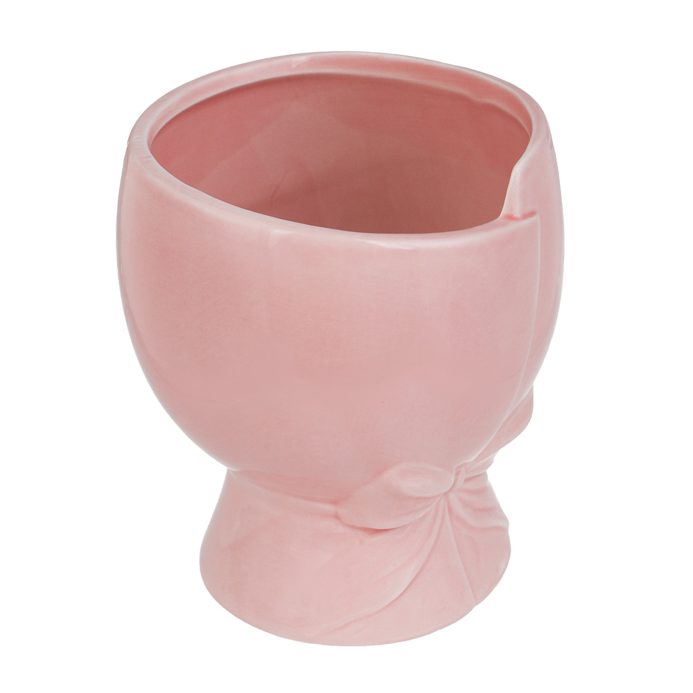 Ваза тм LADECOR "Букет" 12x12x13,5 см, керамика, 2 цвета, арт.№ 502-225