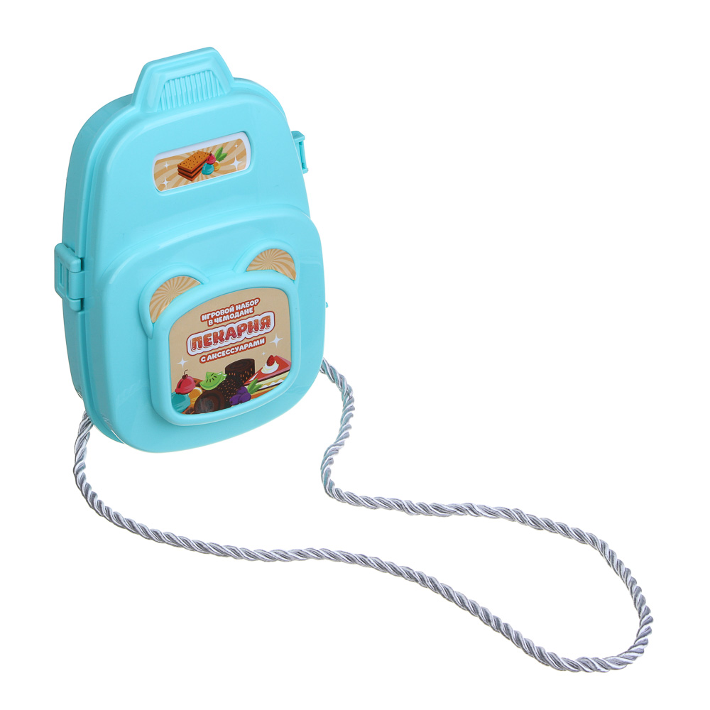 ИГРОЛЕНД Набор игровой в чемодане, мини, PP, ABS, картон, 12х6х18,5 см, 3 дизайна, арт.№ 294-207