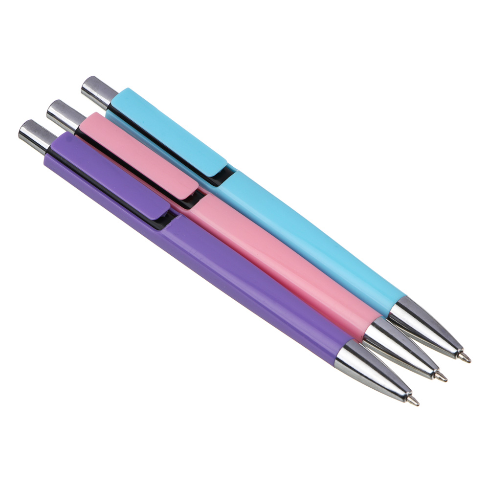 ClipStudio Авторучка шариковая синяя, 1мм, 3 цвета корпуса, арт.№ 626-057