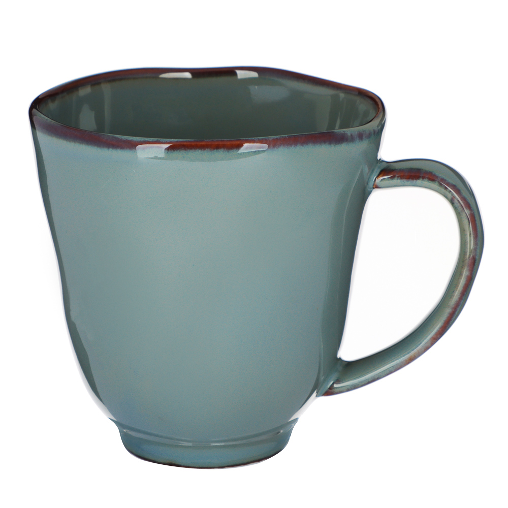 Ivlev Chef Органика Кружка, 320мл, 13x9,5x10см, фарфор, серый, арт.№ 816-373
