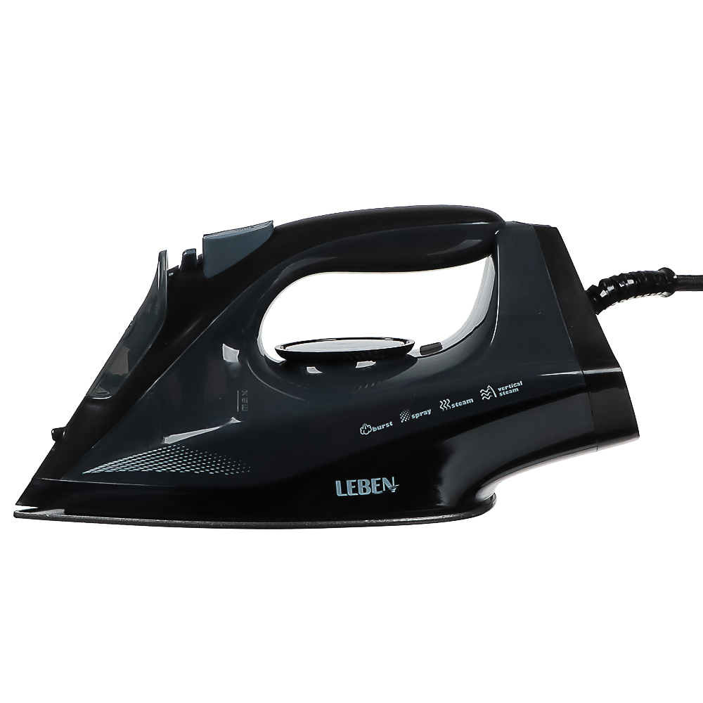 LEBEN Утюг 1800ВТ Вертикальное отпаривание тефлон, арт.№ 249-055