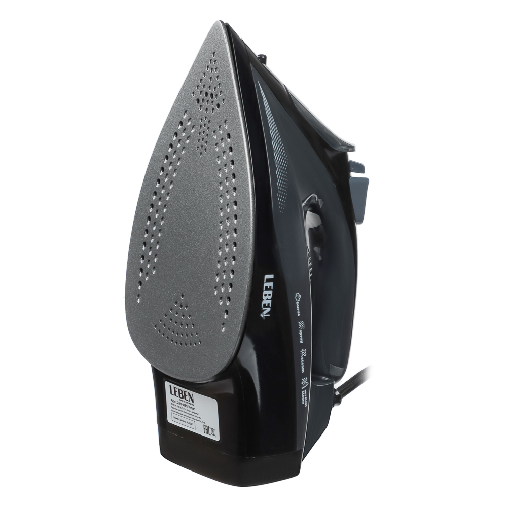 LEBEN Утюг 1800ВТ Вертикальное отпаривание тефлон, арт.№ 249-055