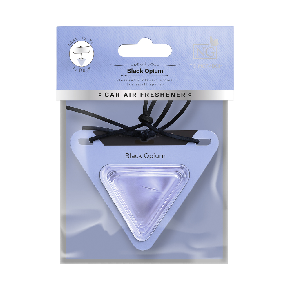 Ароматизатор подвесной тм NEW GALAXY, CRYSTAL 5 мл, Black Opium, арт.№ 794-716