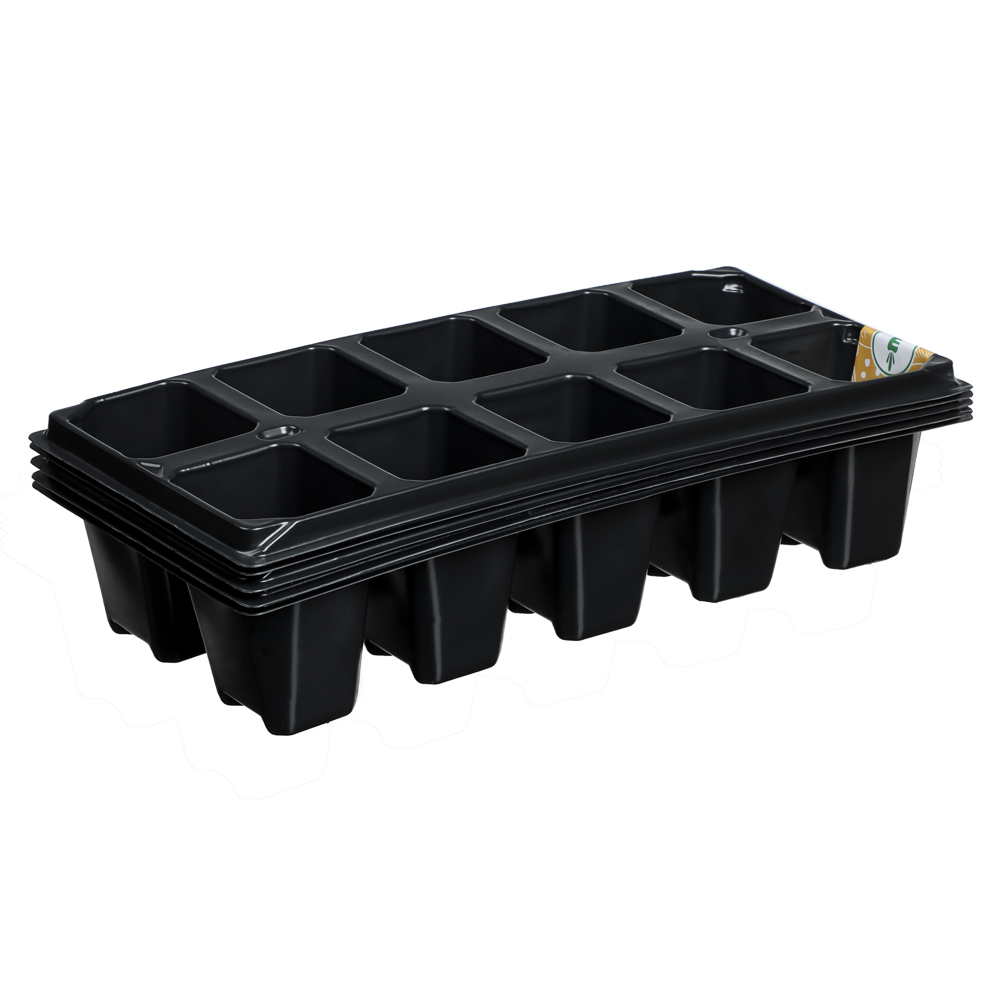 Кассета для рассады 10 ячеек (набор 5шт), полистирол, арт.№ 105-035