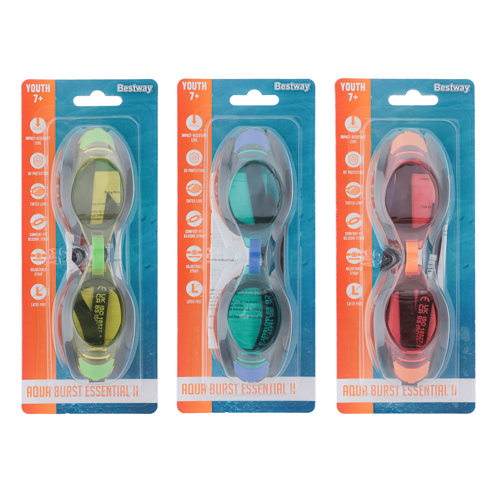 BESTWAY Очки для плавания подростковые, Pro Racer, 21005, арт.№ 332-045