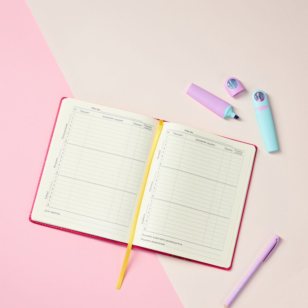 BY Русские Супергерои Дневник шк., А5+ (20,8x16,5см), 48л., тв.обл.с порол., иск.кожа, "Заря фэшн", арт.№ 564-080