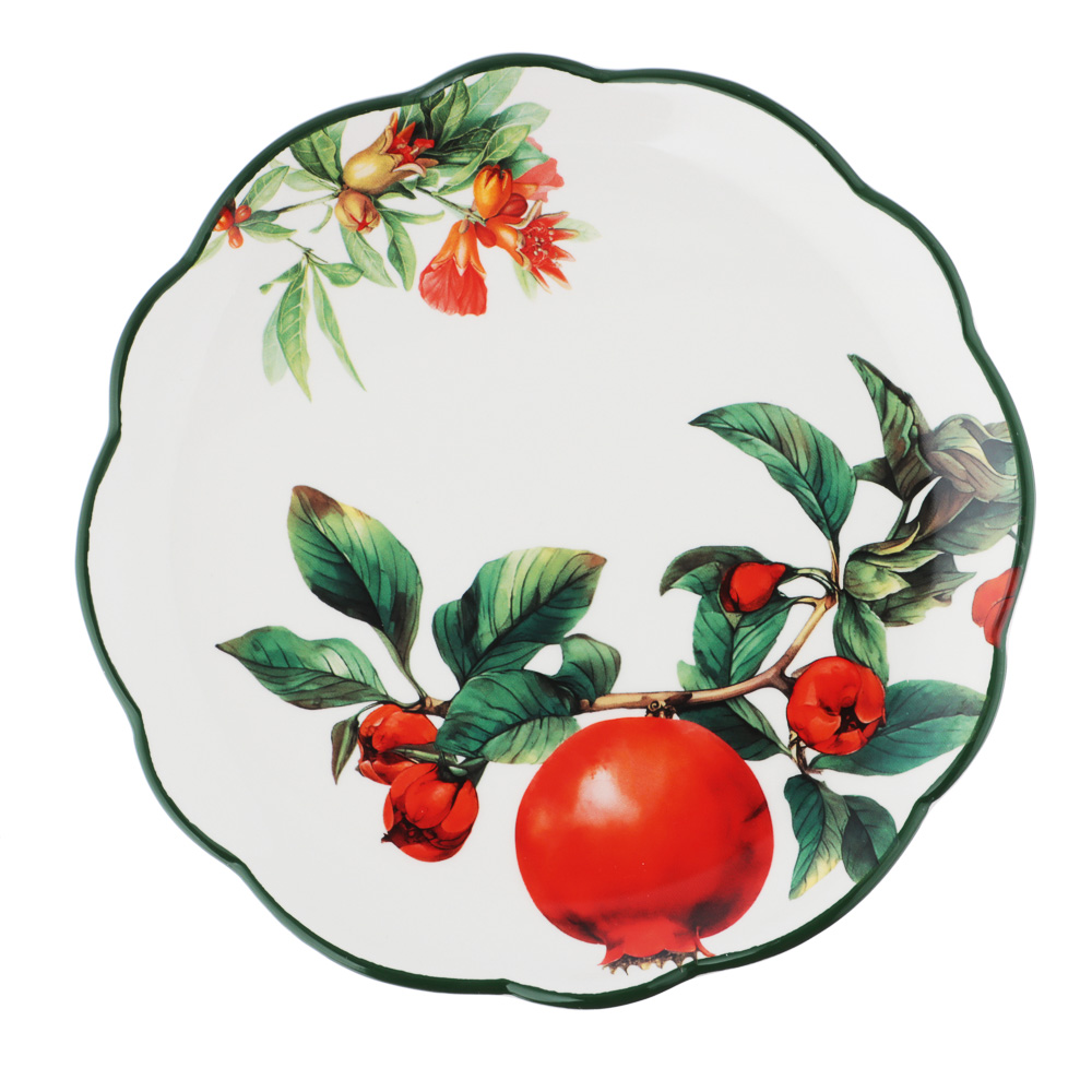 MILLIMI Гранат Блюдо круглое, 20х2см, керамика, арт.№ 824-135