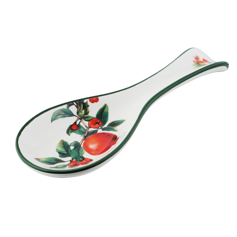 MILLIMI Гранат Подставка для ложки, 25х9х2,5см, керамика, арт.№ 824-139