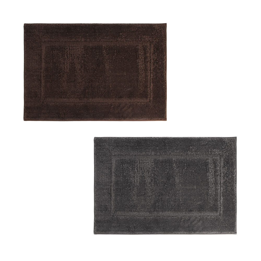 Коврик для ванной комнаты тм VETTA Solace, махровый 600г/м² тп-основа , 80х50см, 2 цвета, арт.№ 462-826