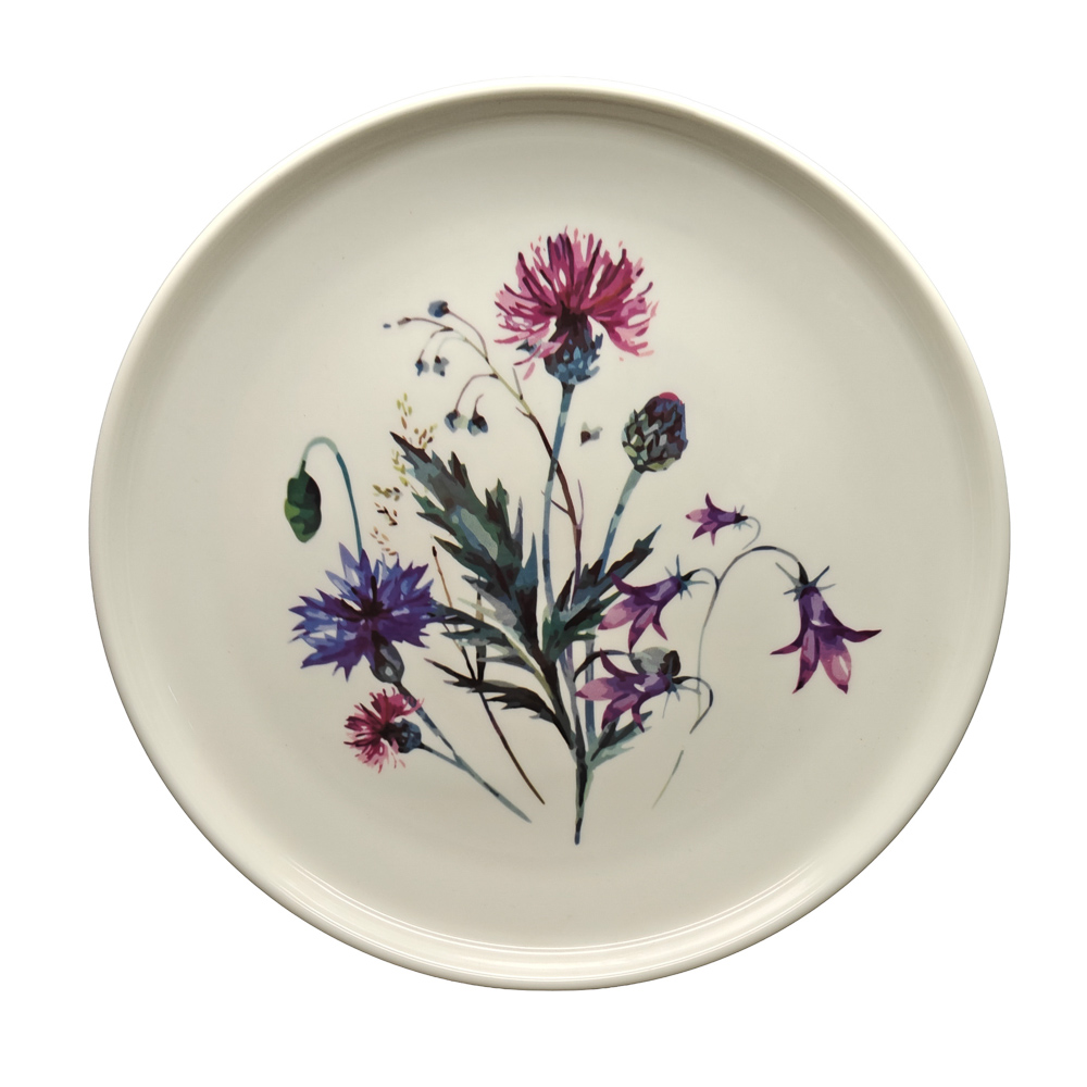 Тарелка подстановочная Флёр тм MILLIMI, 26,5см фарфор, белый, арт.№ 816-095