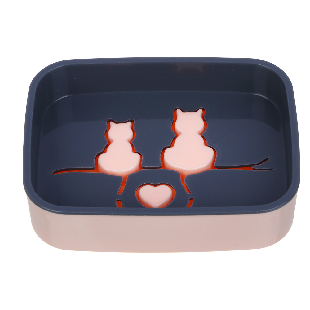 VETTA Мыльница, пластик, 13,5х10х3,5 см, Энимал, арт.№ 463-503