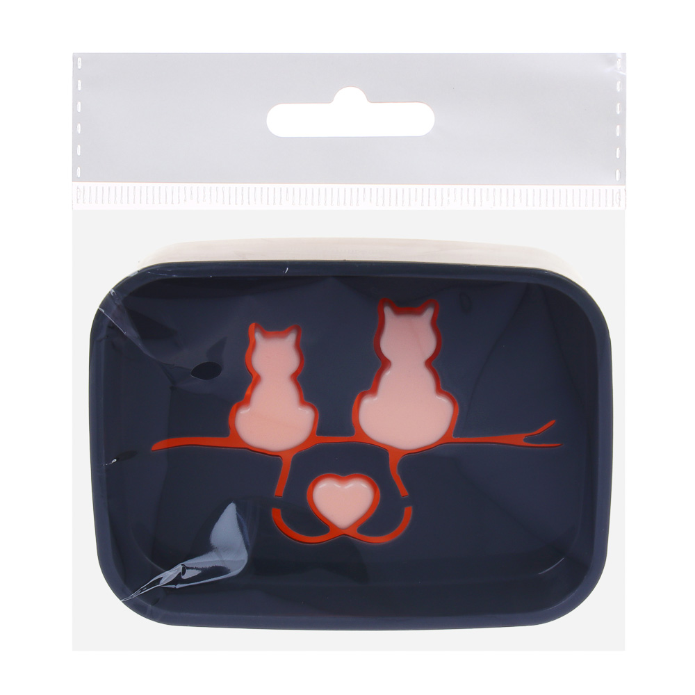 VETTA Мыльница, пластик, 13,5х10х3,5 см, Энимал, арт.№ 463-503