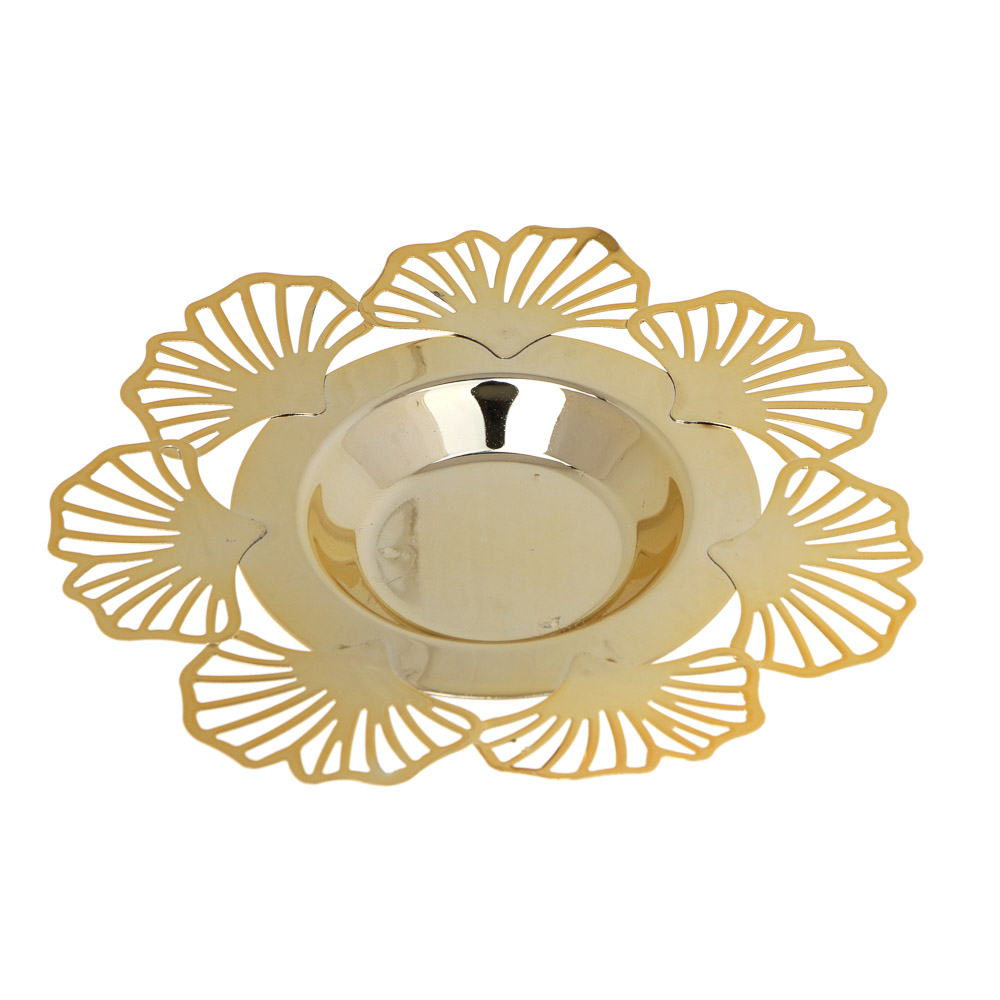 Подсвечник металлический, 14х14х2 см, арт.№ 477-147