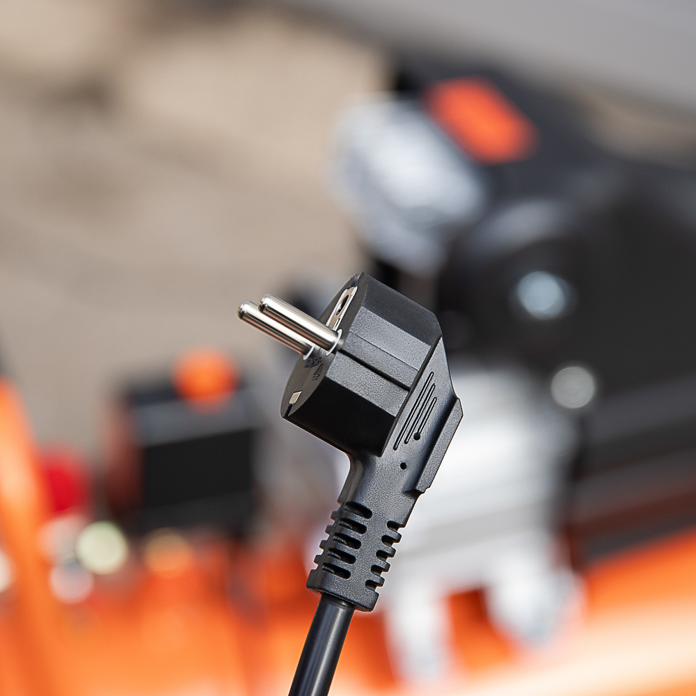 ЕРМАК Компрессор воздушный 150-24-1,2, 1 поршень, мощность 1200Вт, 24л, 150л/мин, арт.№ 690-025