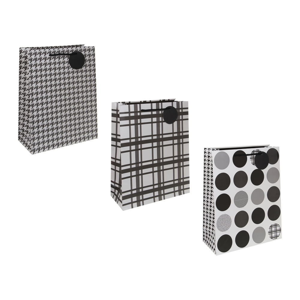 Пакет тм Fntastic  подарочный, принт, с шильдиком, 32x26x10 см, бумага, 3 диз., арт.№ 507-409