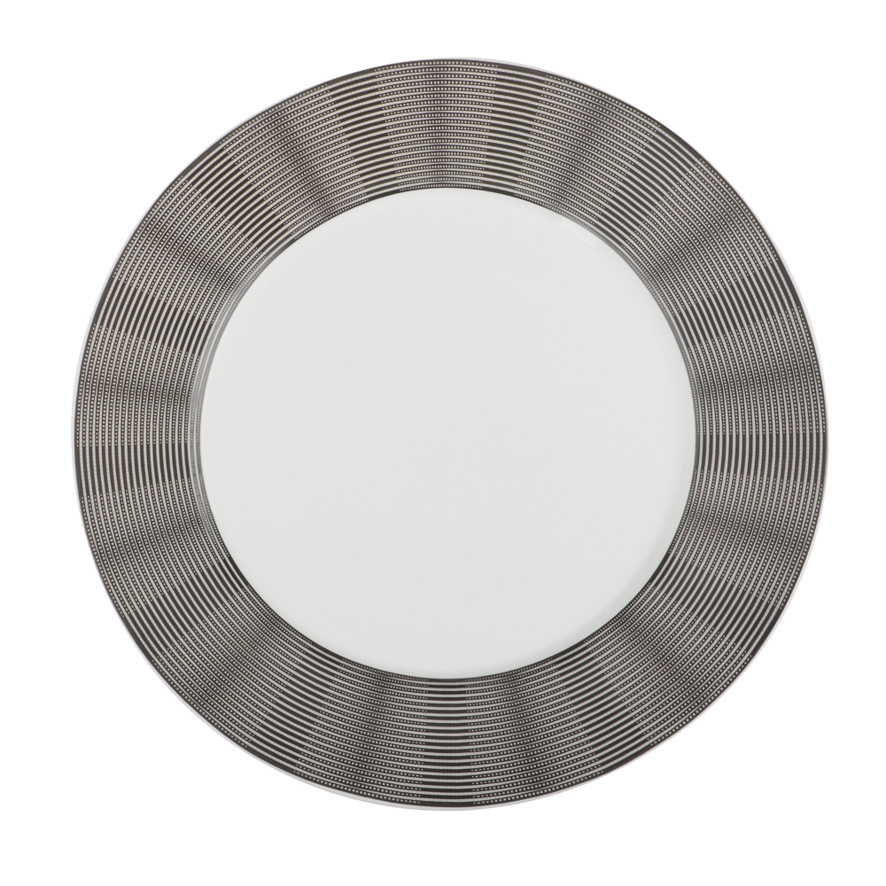 MILLIMI Графит Тарелка подстановочная, опаловое стекло, 26.5см, арт.№ 818-239
