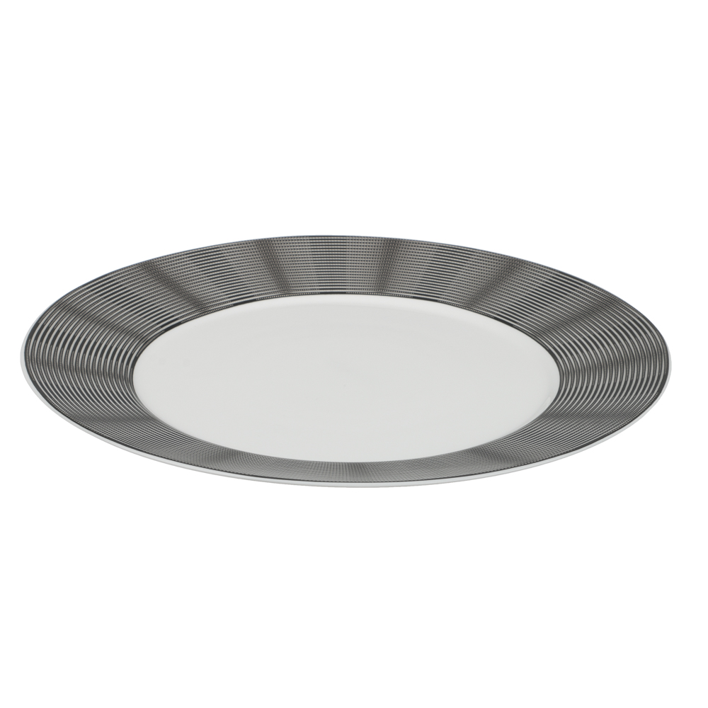 MILLIMI Графит Тарелка подстановочная, опаловое стекло, 26.5см, арт.№ 818-239