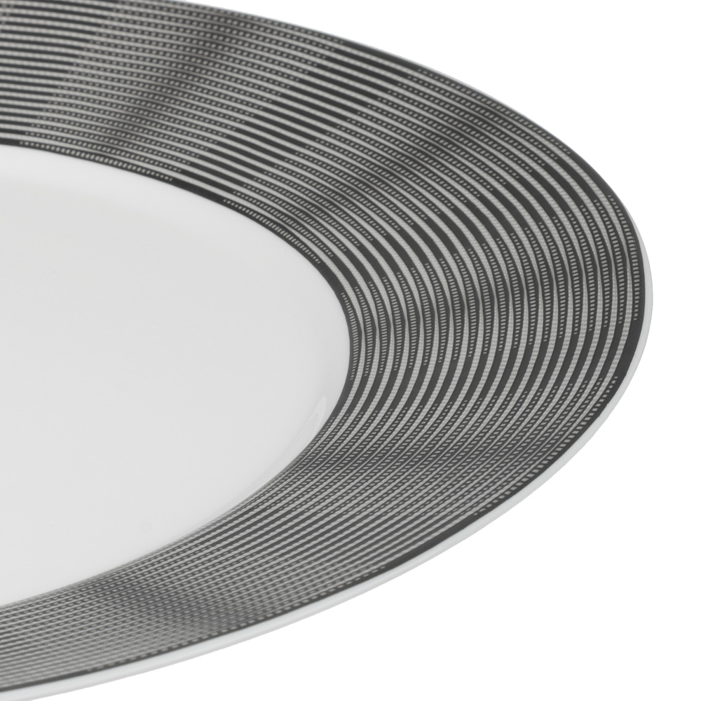 MILLIMI Графит Тарелка подстановочная, опаловое стекло, 26.5см, арт.№ 818-239