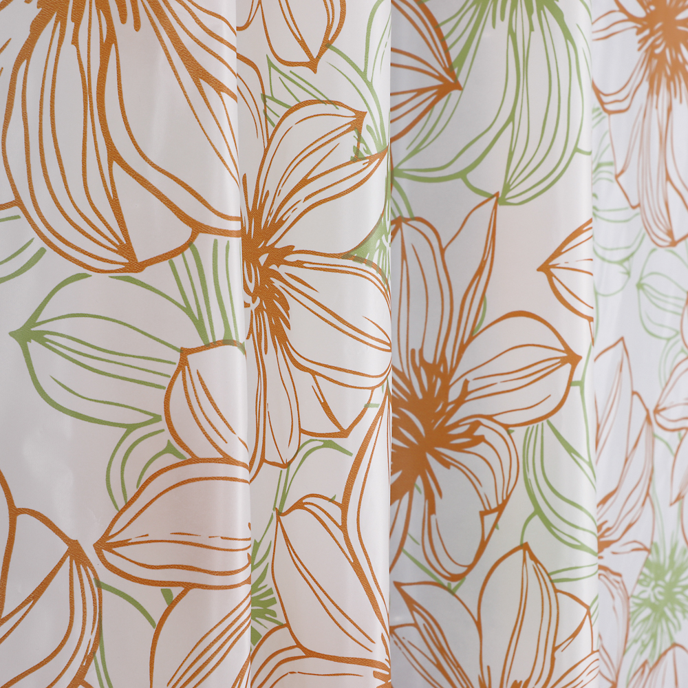 VETTA Шторка для ванной, ПЕВА, 30 г/м2, 180x180 см, Цветы, 603, арт.№ 461-603