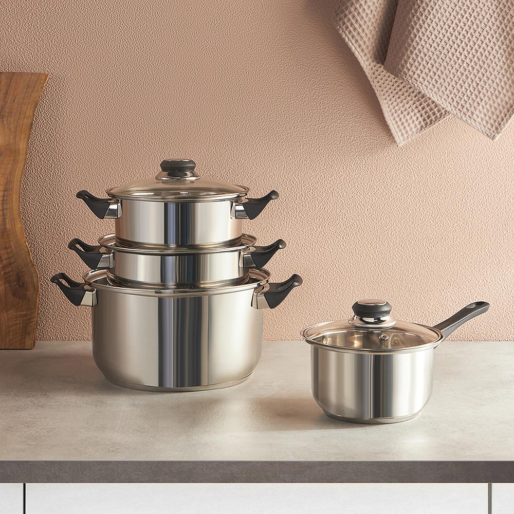 Стрейтон Ковш 16х9,5см, 1,4л, со стекл. крышкой, арт.№ 822-117