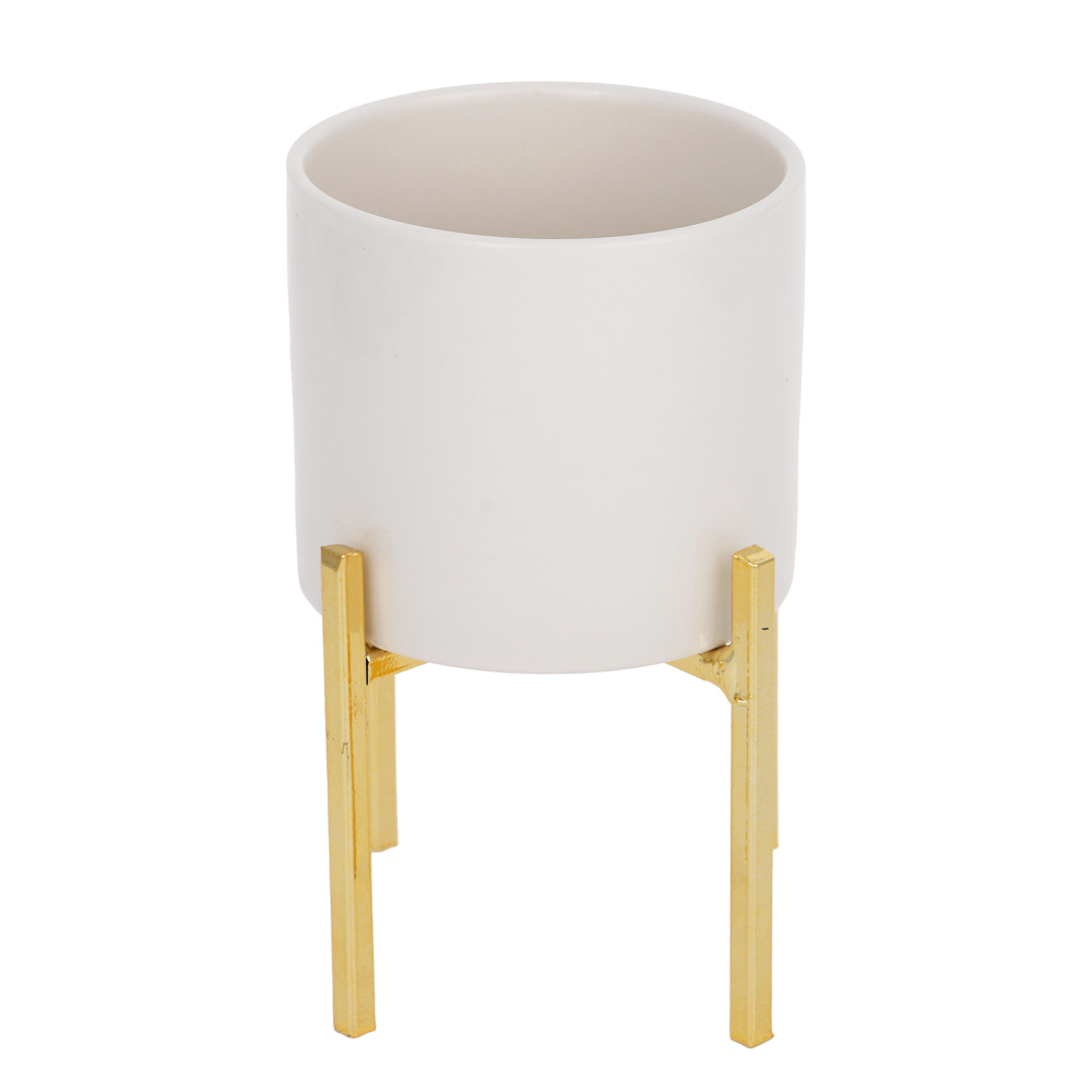 Шкатулка для украшений, 7,5х8,6х см, керамика, золотой, арт.2, арт.№ 504-827