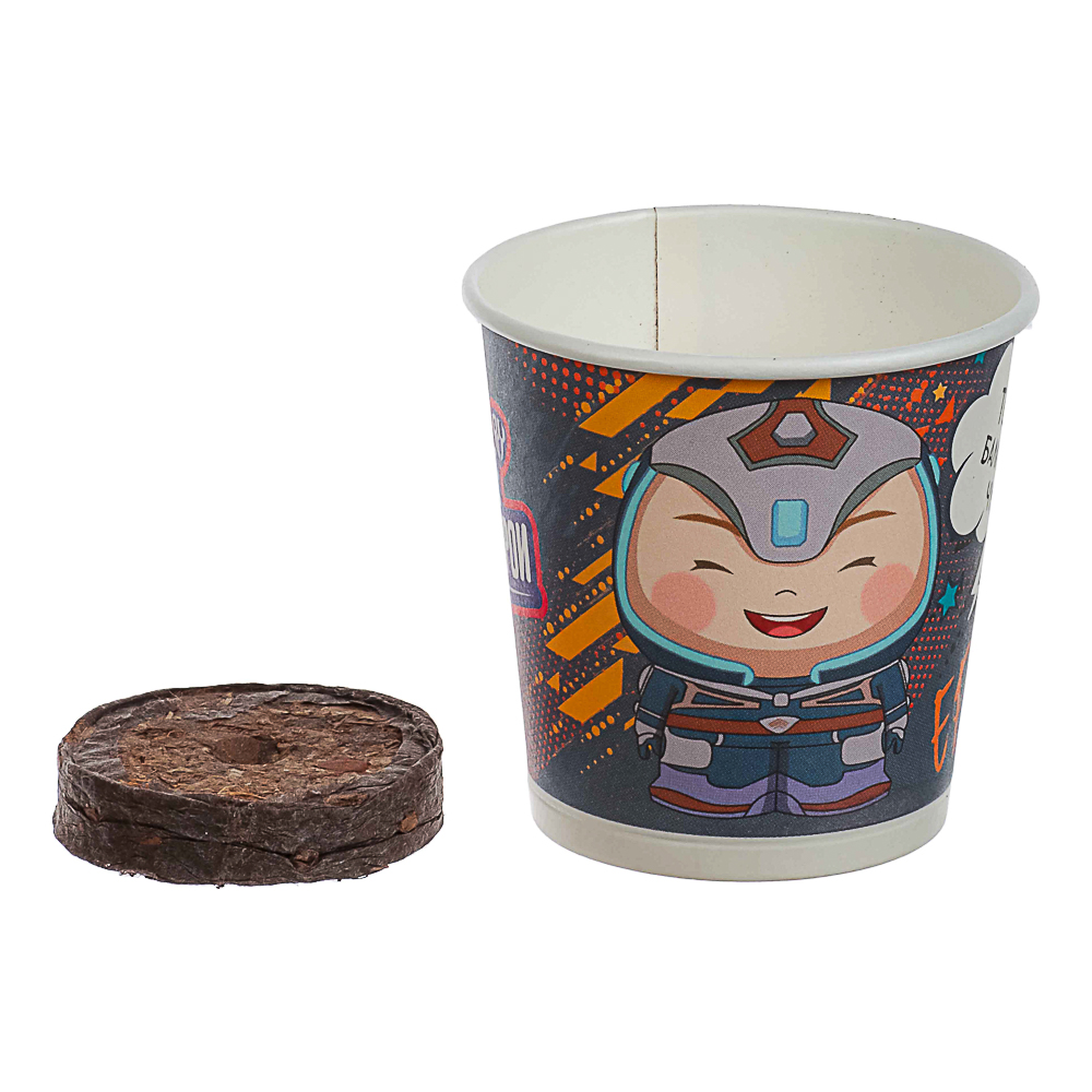 BY Русские Супергерои ЕРМАК Томат Балконное чудо (стаканчик+торф табл+семена), арт.№ 179-599