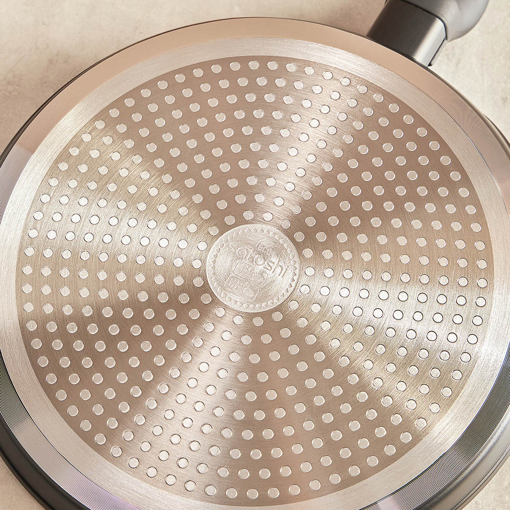 SATOSHI Стоун Сковорода литая блинная d24см, антипригарное покрытие Мрамор, индукция, арт.№ 846-446