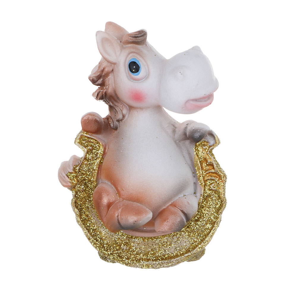 СНОУ БУМ Фигурка лошадки 6x4.5x8 см, полистоун, 4 вида, арт.№ 398-861