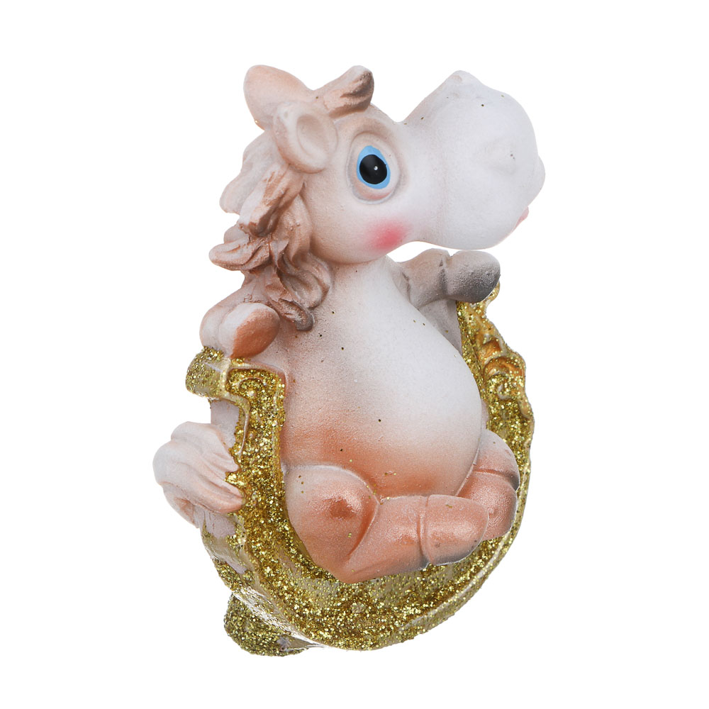 СНОУ БУМ Фигурка лошадки 6x4.5x8 см, полистоун, 4 вида, арт.№ 398-861