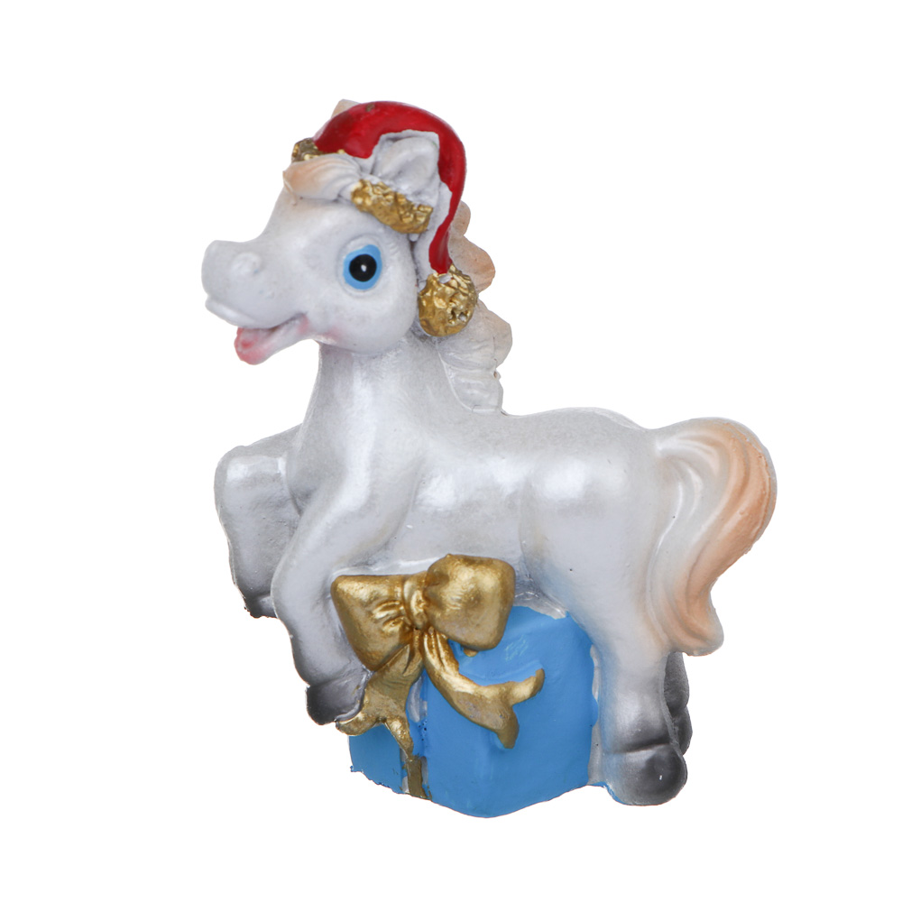 СНОУ БУМ Фигурка лошадки 6x3x6.5 см, полистоун, 4 вида, арт.№ 398-862