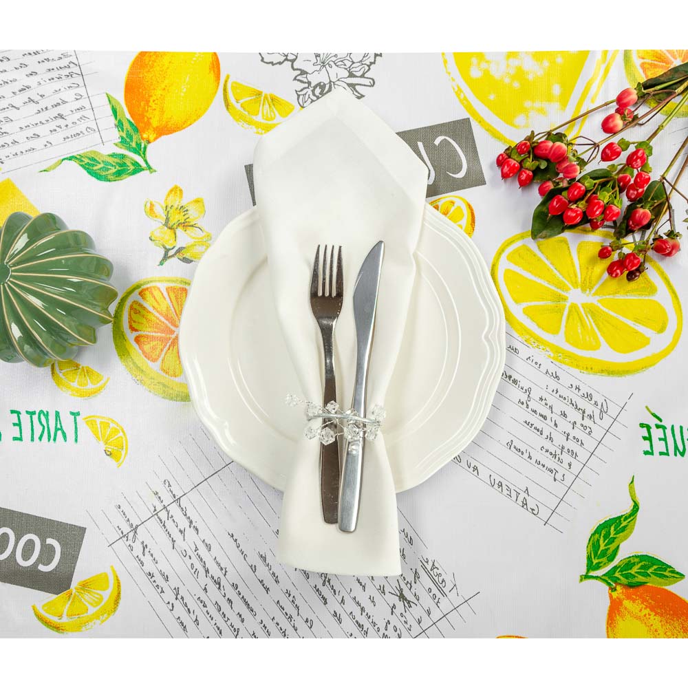 PROVANCE Скатерть ПВХ 140х140см "Оттенки" на текстильной основе, 6 дизайнов, арт.№ 479-286